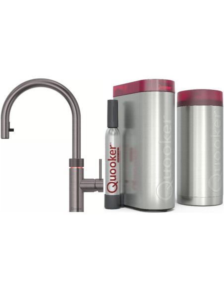 QUOOKER FLEX Round Wyciągana wylewka Combi B z CUBE