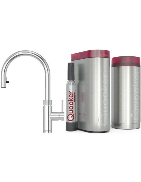 QUOOKER FLEX Round Wyciągana wylewka Combi B z CUBE