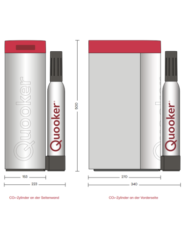 QUOOKER FUSION Round COMBI (+) B z CUBE