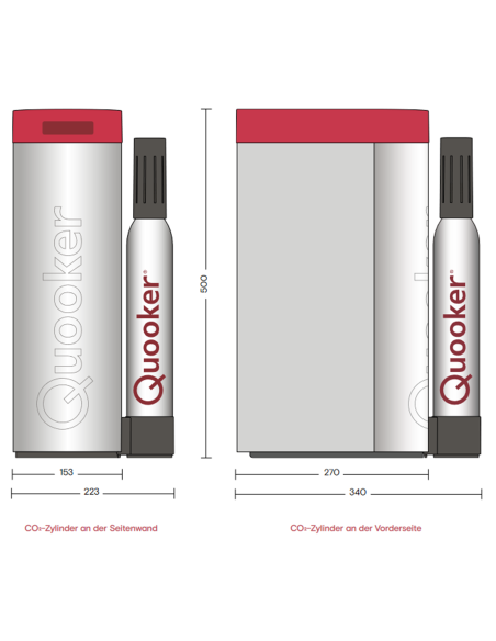 QUOOKER FUSION Square COMBI (+) B z CUBE