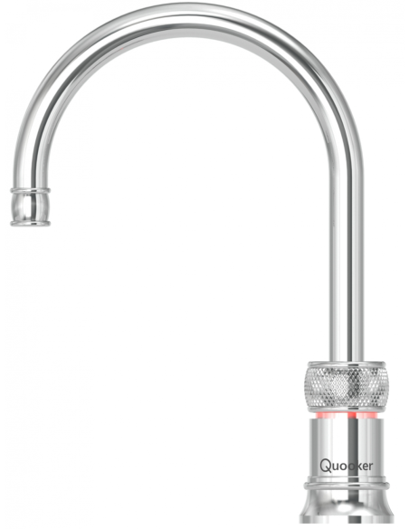 QUOOKER Classic Nordic Round Chrome VAQ PRO3 & CUBE  100°C + system wody pitnej Solo-Tap