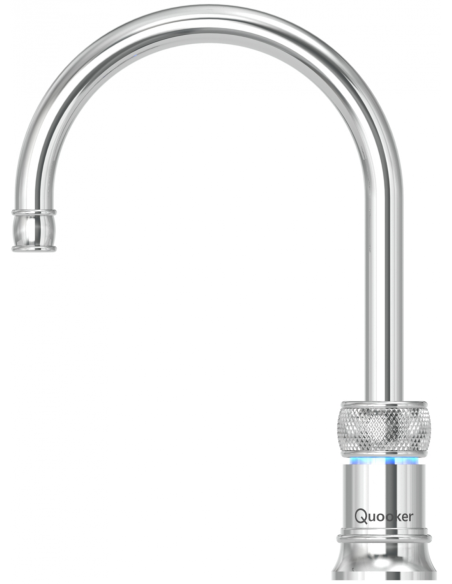 QUOOKER Classic Nordic Round Chrome VAQ PRO3 & CUBE  100°C + system wody pitnej Solo-Tap