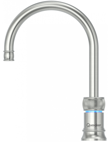 QUOOKER Classic Nordic Round COMBI (+) B & CUBE 100°C + system wody pitnej Solo-Tap o nostalgicznym wyglądzie