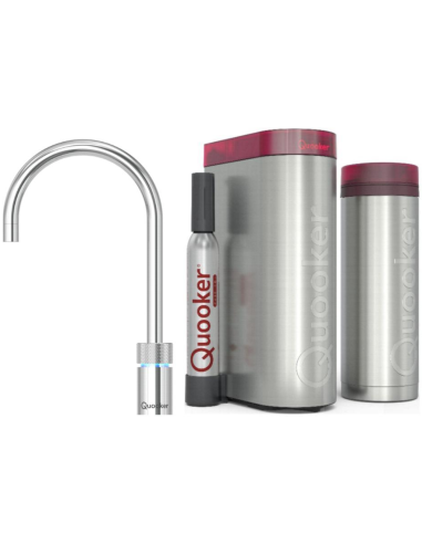 QUOOKER Nordic Round Single-Tap COMBI (+) B z CUBE