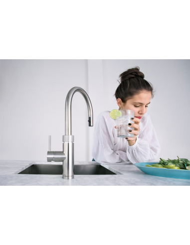 QUOOKER Nordic Square Twintaps COMBI B & CUBE  jako zestaw