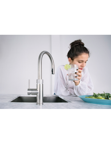 QUOOKER Nordic Square Twintaps COMBI B & CUBE  jako zestaw