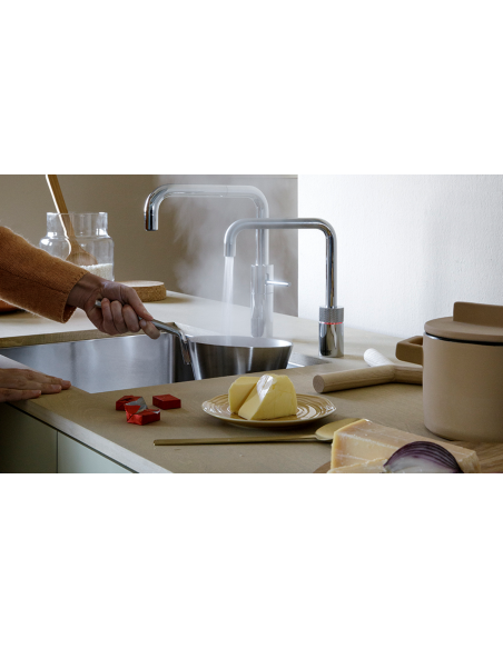 QUOOKER Nordic Square Twintaps COMBI B & CUBE  jako zestaw