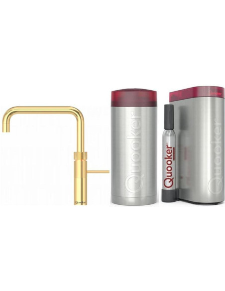 QUOOKER FUSION Square Gold Edition Combi (+) B z CUBE