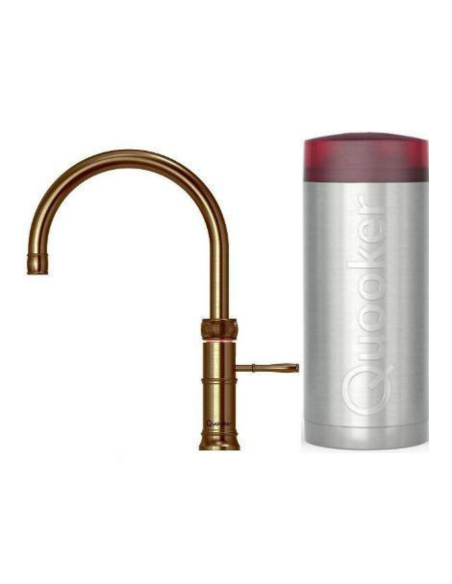 QUOOKER CLASSIC FUSION Round COMBI (+) – jednouchwytowa bateria z funkcją wrzącej wody (100°C)