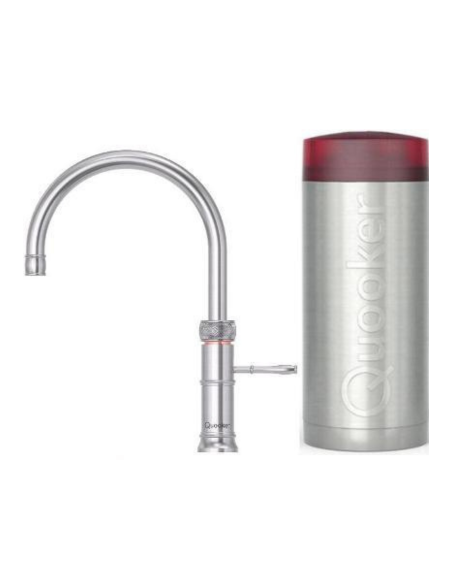 QUOOKER CLASSIC FUSION Round COMBI (+) – jednouchwytowa bateria z funkcją wrzącej wody (100°C)