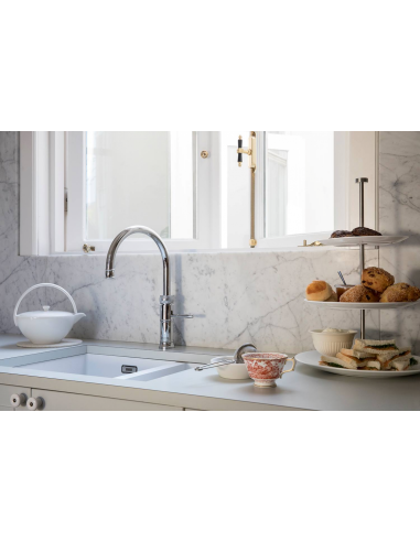 QUOOKER CLASSIC FUSION Round COMBI (+) – jednouchwytowa bateria z funkcją wrzącej wody (100°C)