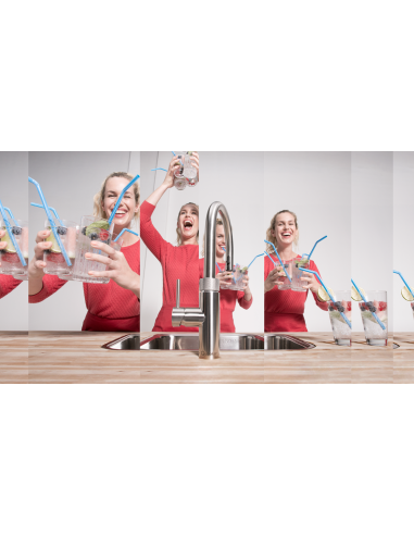 QUOOKER FLEX Round Wyciągana wylewka VAQ PRO3 z CUBE