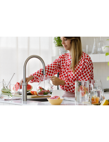 QUOOKER FLEX Round Wyciągana wylewka VAQ PRO3 z CUBE