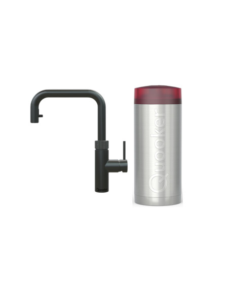 QUOOKER FLEX  SQUARE VAQ PRO3 – jednouchwytowa bateria z wyciąganą wylewką, z funkcją wrzącej wody (100°C)