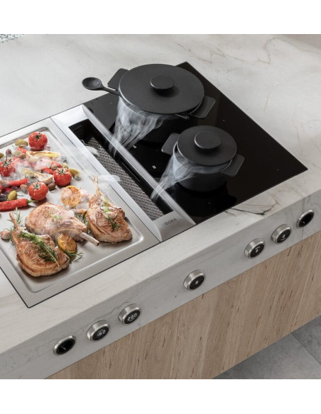 BORA Professional 3.0 zestaw indukcyjnej płyty grzewczej i grilla tepan