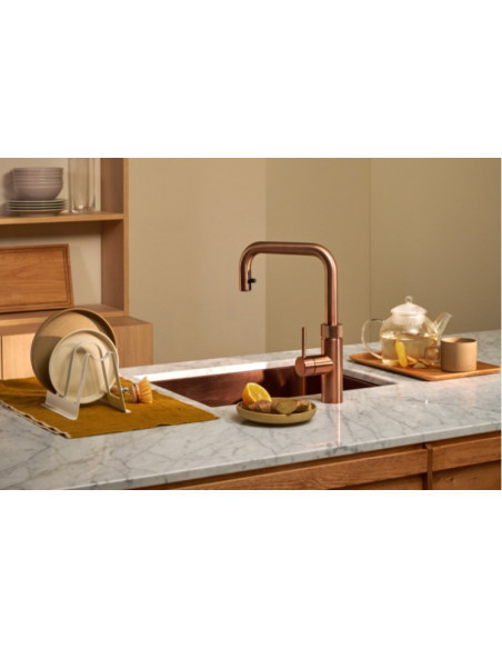 QUOOKER FLEX SQUARE Wyciągana wylewka VAQ PRO3 z CUBE