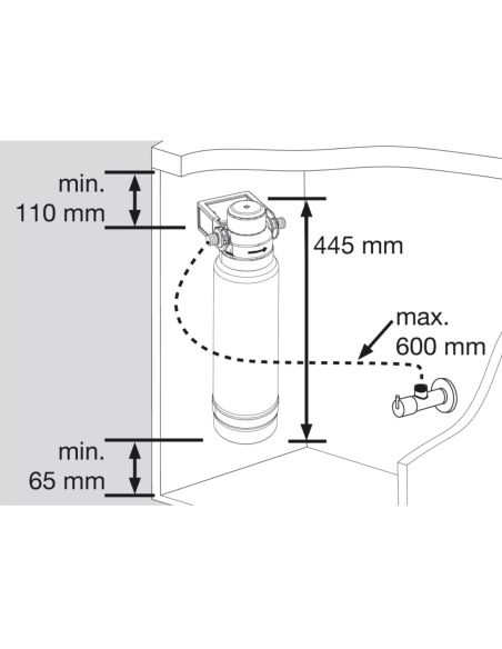 BLANCO Zestaw do baterii z funkcją filtracji z wkładem filtrującym Soft L