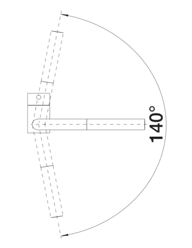 BLANCO LINUS-S Satin GOLD