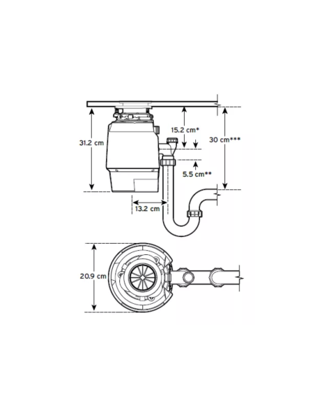 Rozdrabniacz odpadków InSinkErator Premium 550 EC