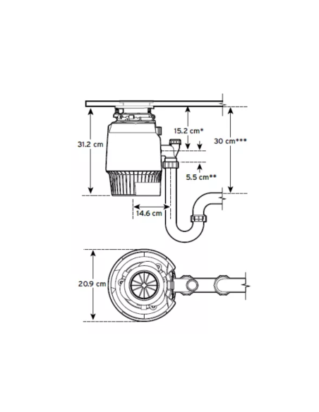 Rozdrabniacz odpadków InSinkErator Evolution Plus 750 SR