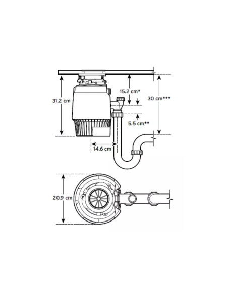 Rozdrabniacz odpadków InSinkErator Evolution Plus 1000 EC