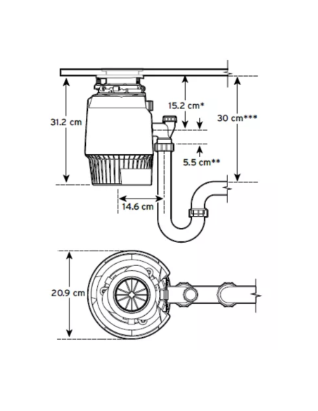 Rozdrabniacz odpadków InSinkErator Evolution Plus 1000 SR