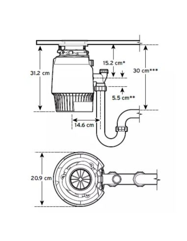 Rozdrabniacz odpadków InSinkErator Evolution Plus 750 EC