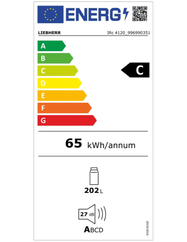 Chłodziarka zintegrowana z systemem EasyFresh IRc 4120 plus