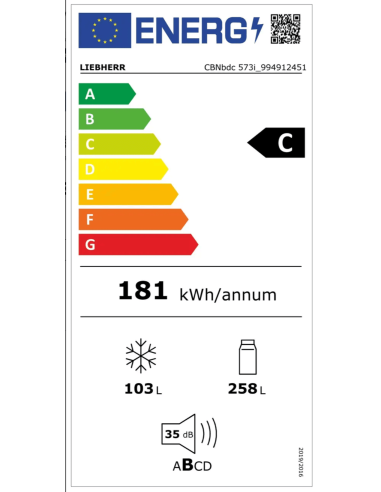 Chłodziarko-zamrażarka CBNbdc 573i plus z systemem BioFresh NoFrost
