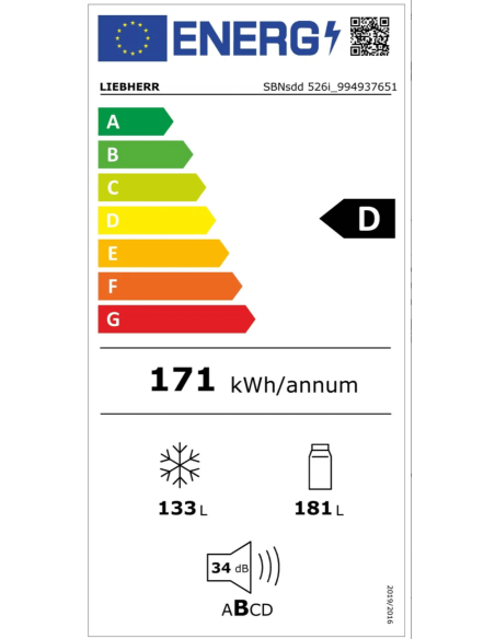 Chłodziarko-zamrażarka SBNsdd 526i prime BioFresh NoFrost