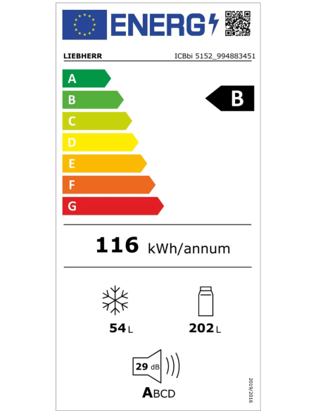 Chłodziarko-zamrażarka z funkcją BioFresh i SmartFrost do zabudowy ICBbi 5152 prime BioFresh