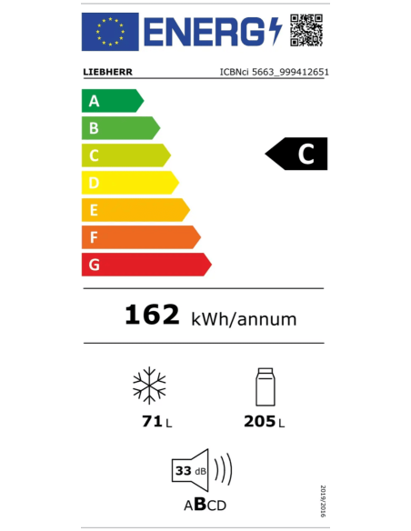 Chłodziarko-zamrażarki do zabudowy zintegrowanej z systemem BioFresh i NoFrost ICBNci 5663 prime