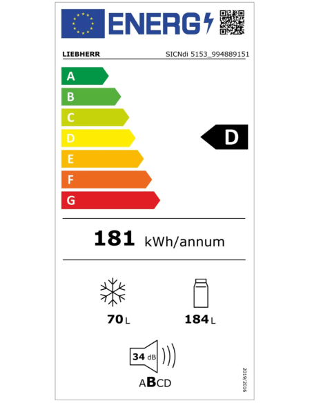 Zintegrowana chłodziarko-zamrażarka z systemem EasyFresh i NoFrost SICNdi 5153 prime
