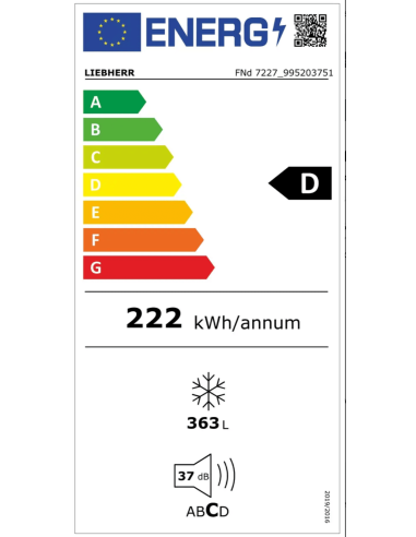 Zamrażarka wolnostojąca z systemem NoFrost FNd 7227 plus