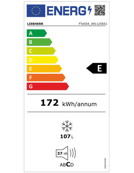 Zamrażarka podblatowa z systemem SmartFrost FTe554