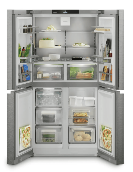 4-drzwiowa chłodziarko-zamrażarka French Door z kostkarką IceMaker MBsddi 9024 plus BioFresh NoFrost