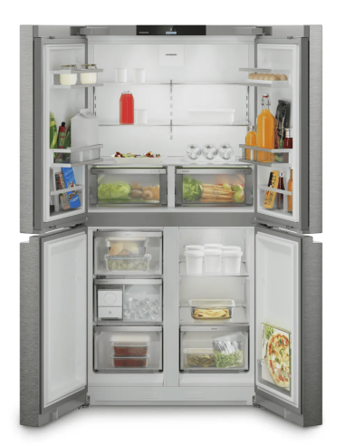 4-drzwiowa chłodziarko-zamrażarka French Door z systemem EasyTwist-Ice Msdd 9012 pure NoFrost