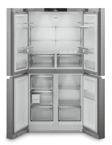 4-drzwiowa chłodziarko-zamrażarka French Door z systemem EasyTwist-Ice Msdd 9012 pure NoFrost