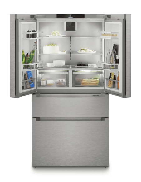 Chłodziarko-zamrażarka French Door z 2 szufladami zamrażalnika, kostkarką IceMaker i systemem InfinitySpring MBsddi 9556 prime