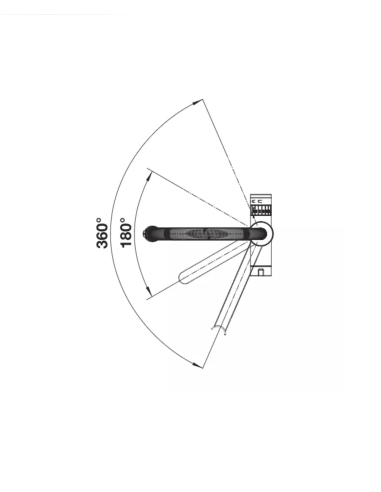Bateria BLANCO EVOL-S Pro Soda powłoka PVD Steel