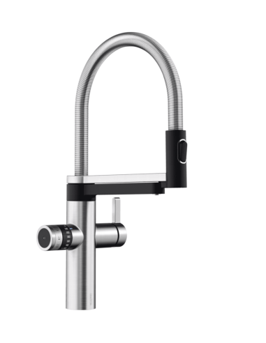 Bateria BLANCO EVOL-S Pro Soda powłoka PVD Steel