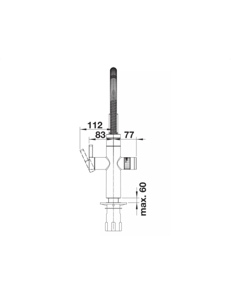 Bateria BLANCO EVOL-S Pro Soda czarny mat